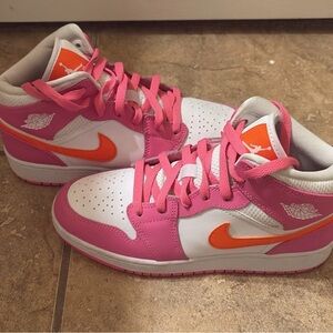 Jordan Kids Sneakers Pink Orange White